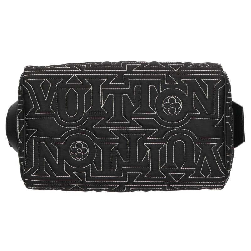 LOUISVUITTON LV Snow Dopp Kit Clutch Bag Black Size ONE SIZE