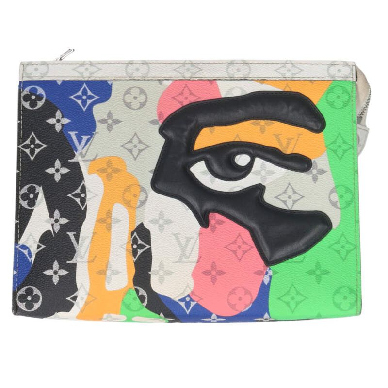 Louis Vuitton MM Pochette White Size MM