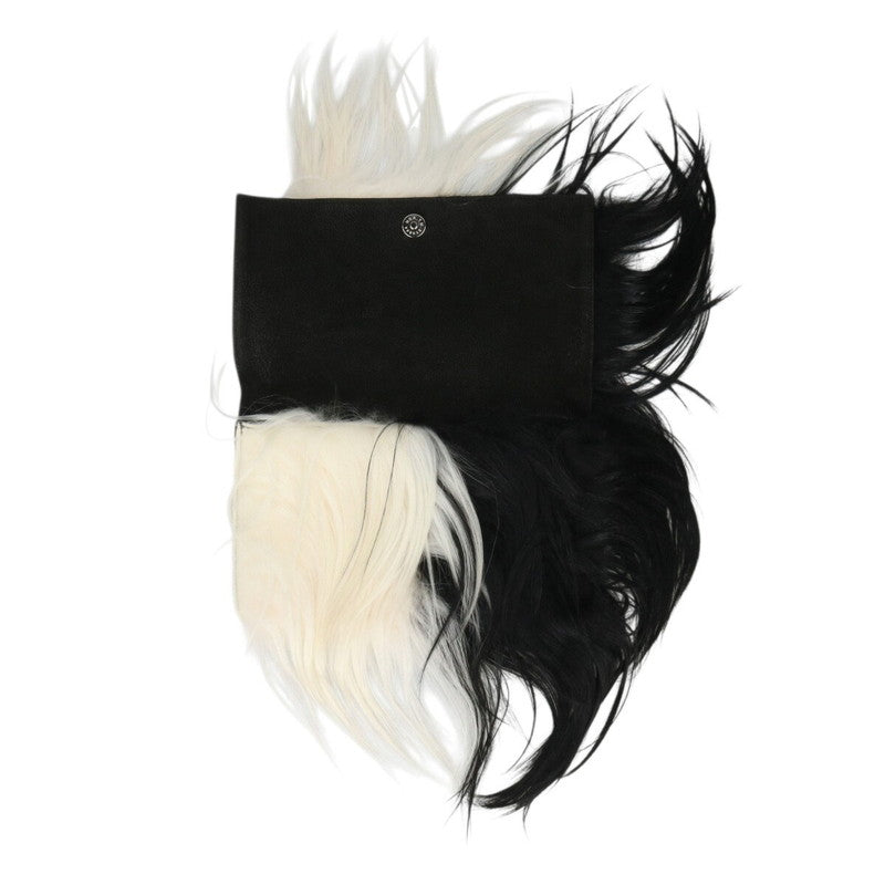 Chrome Hearts Spike Fur Leather Clutch Bag Size ONE SIZE