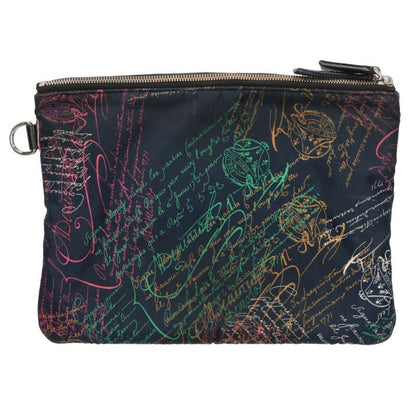 Berluti Esprit Graffiti Print Nylon Clutch Bag Size ONE SIZE
