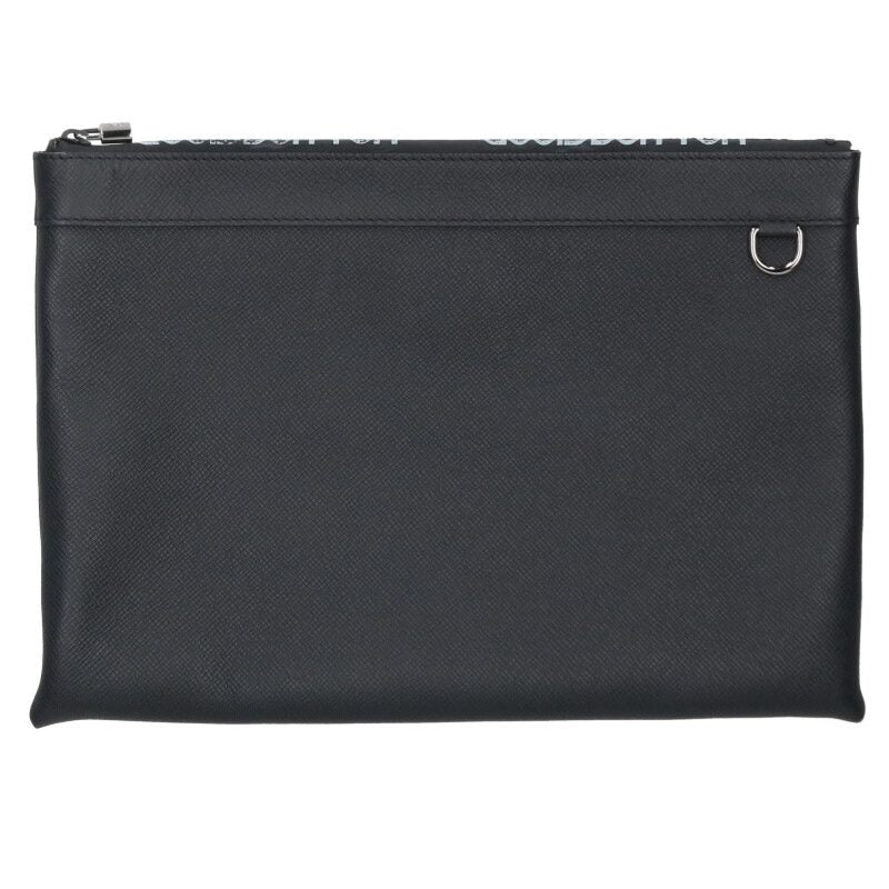 Louis Vuitton Taïga leather Clutch bag Black