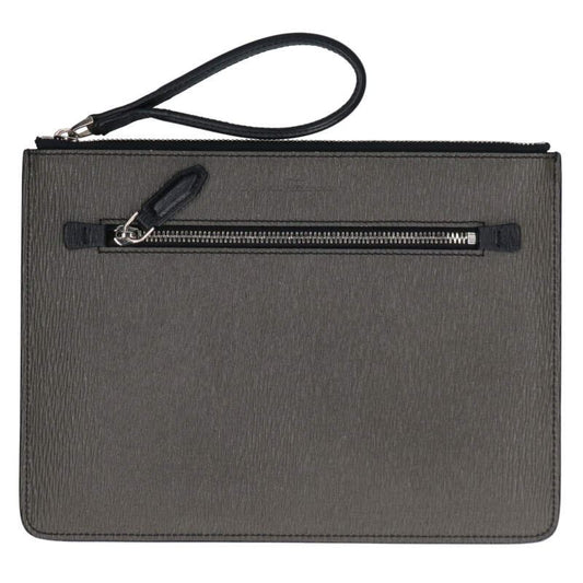 Salvatore Ferragamo Leather Clutch Bag Size ONE SIZE