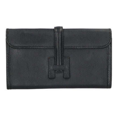 HERMES Jige Elan 29 Epsom Lizard Clutch Bag Size ONE SIZE