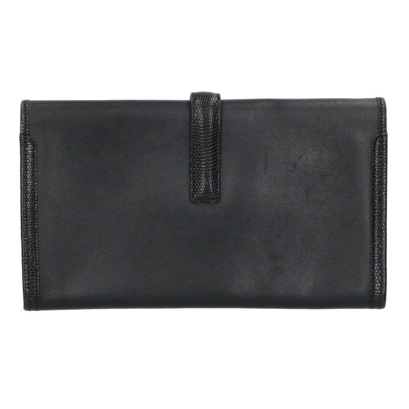 HERMES Jige Elan 29 Epsom Lizard Clutch Bag Size ONE SIZE