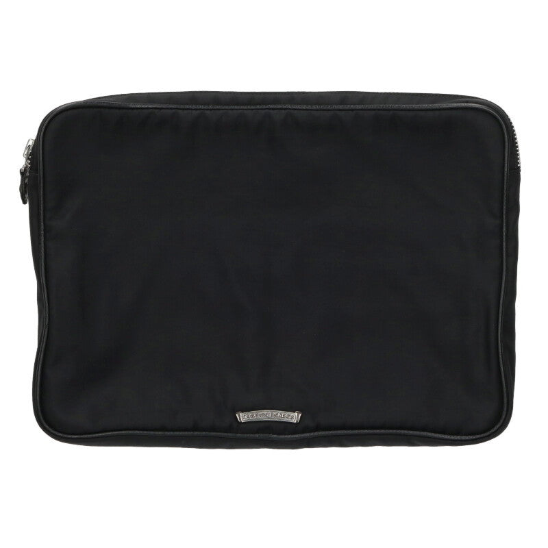 Chrome Hearts Nylon Clutch Bag Black/Silver Size ONE SIZE