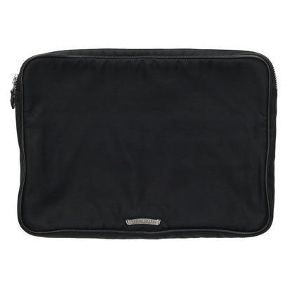 Chrome Hearts Nylon Clutch Bag Black/Silver Size ONE SIZE