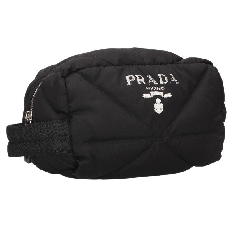 Prada Re-Nylon Logo Print Clutch Bag 2NA050