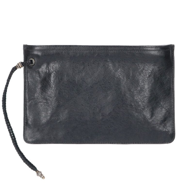 Chrome Hearts Flat SML Plain Leather Clutch Size ONE SIZE