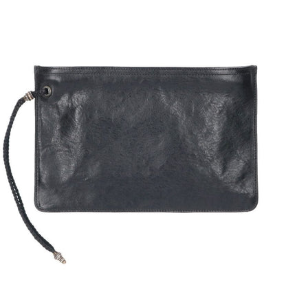 Chrome Hearts Flat SML Plain Leather Clutch Size ONE SIZE