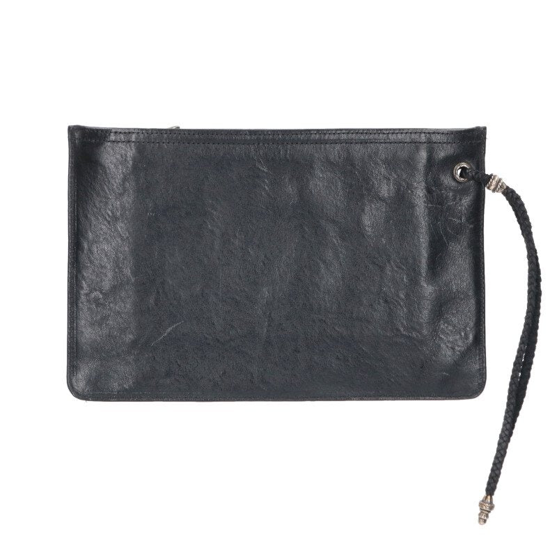 Chrome Hearts Flat SML Plain Leather Clutch Size ONE SIZE