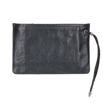 Chrome Hearts Flat SML Plain Leather Clutch Size ONE SIZE