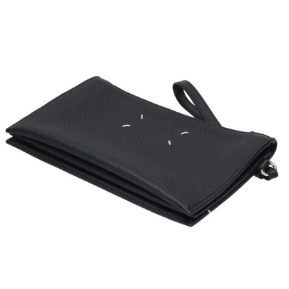 Maison Margiela Leather Pochette Bag Black Size ONE SIZE