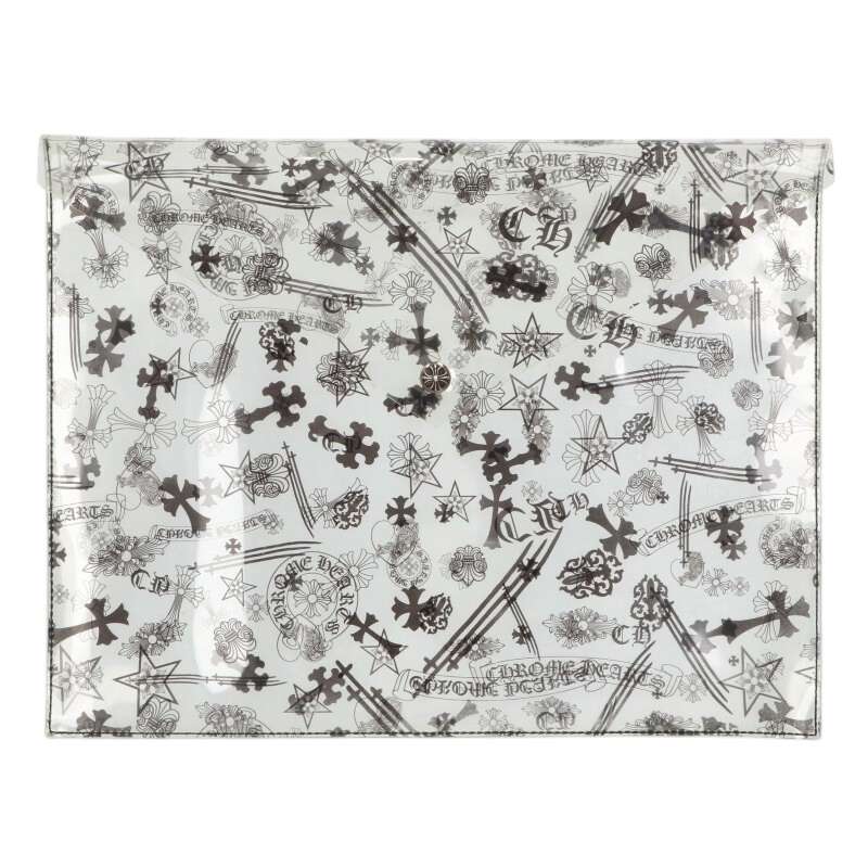 Chrome Hearts PVC All-Over Pattern Clutch Bag Size ONE SIZE