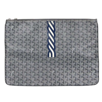 GOYARD Sena GM Coated Canvas Clutch Bag Size GM