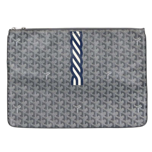 GOYARD Sena GM Coated Canvas Clutch Bag Size GM