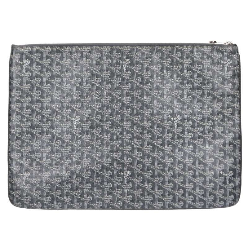 GOYARD Sena GM Coated Canvas Clutch Bag Size GM