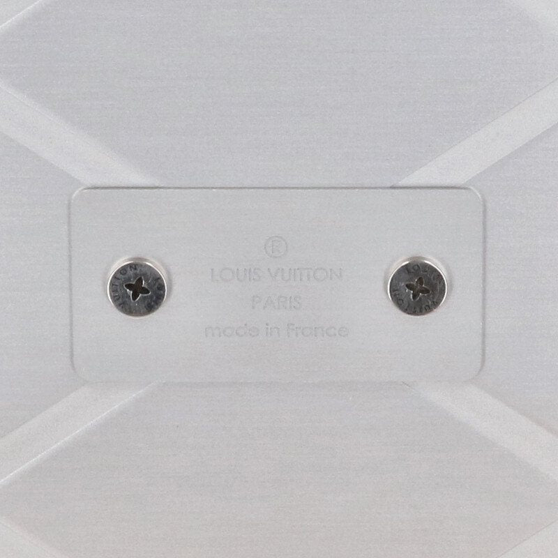 LOUISVUITTON Monogram Aluminum Trunk Silver