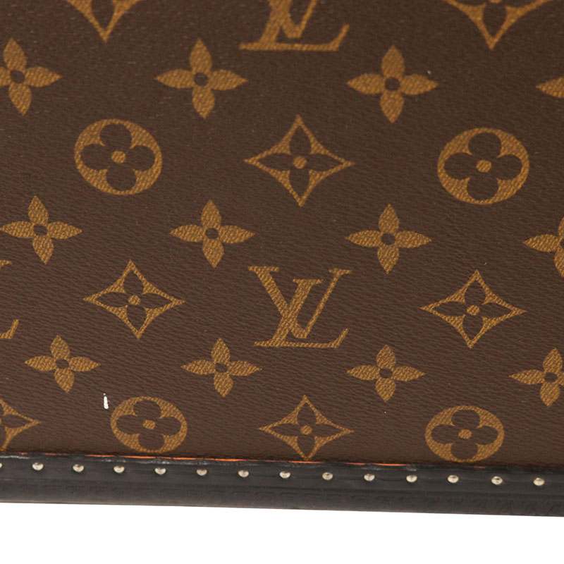 LOUISVUITTON Alzer 70 Monogram Macassar Trunk Case Size 70
