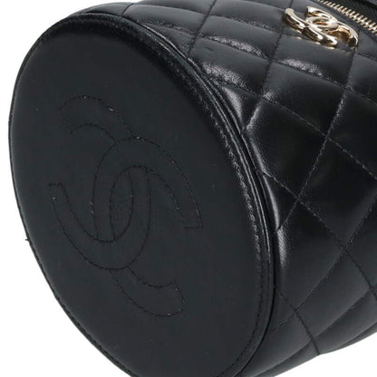 CHANEL AP2729 Quilted CC Leather Vanity Bag Size ONE SIZE