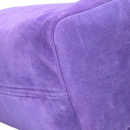 PRADA 2VC046 Suede Duffle Bag Purple Size ONE SIZE