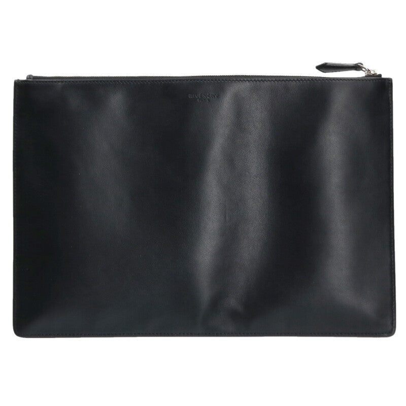 GIVENCHY Character Print Clutch Bag Black Size ONE SIZE