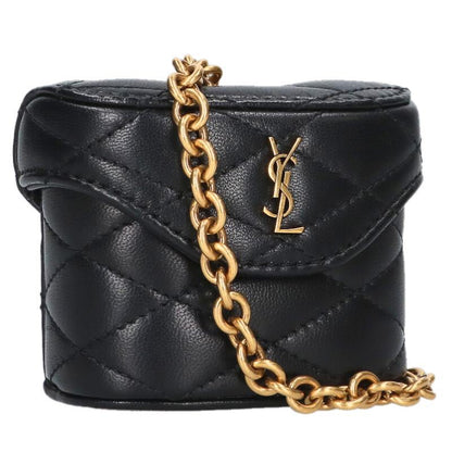 SAINT LAURENT PARIS Logo Plate Micro Box Bag Size ONE SIZE