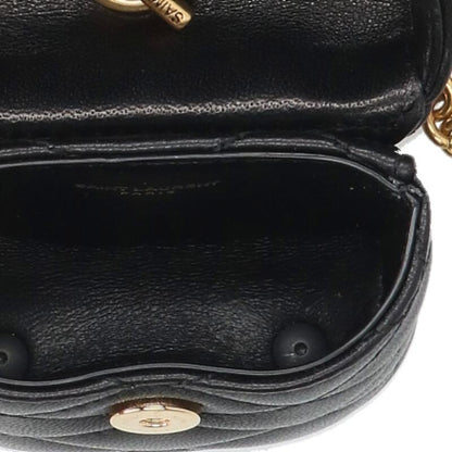 SAINT LAURENT PARIS Logo Plate Micro Box Bag Size ONE SIZE