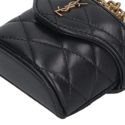 SAINT LAURENT PARIS Logo Plate Micro Box Bag Size ONE SIZE