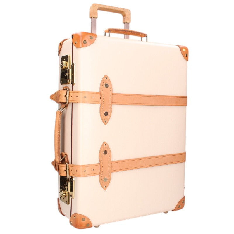 GLOBE-TROTTER Safari Carry-On Leather Belt Suitcase