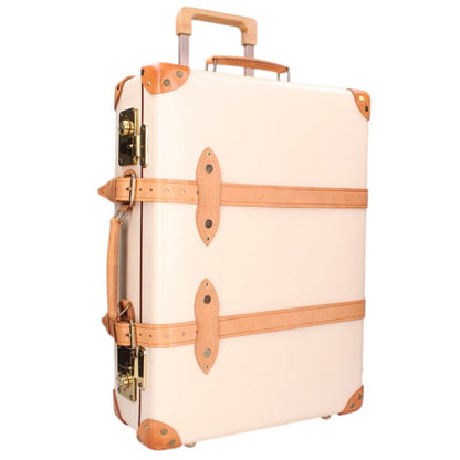 GLOBE-TROTTER Safari Carry-On Leather Belt Suitcase