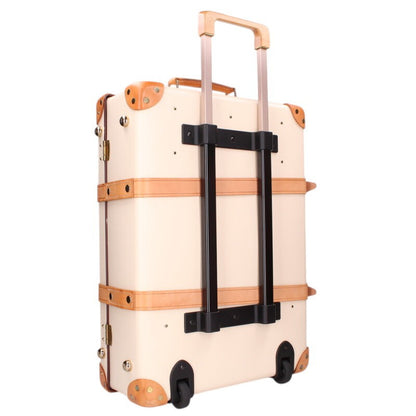 GLOBE-TROTTER Safari Carry-On Leather Belt Suitcase