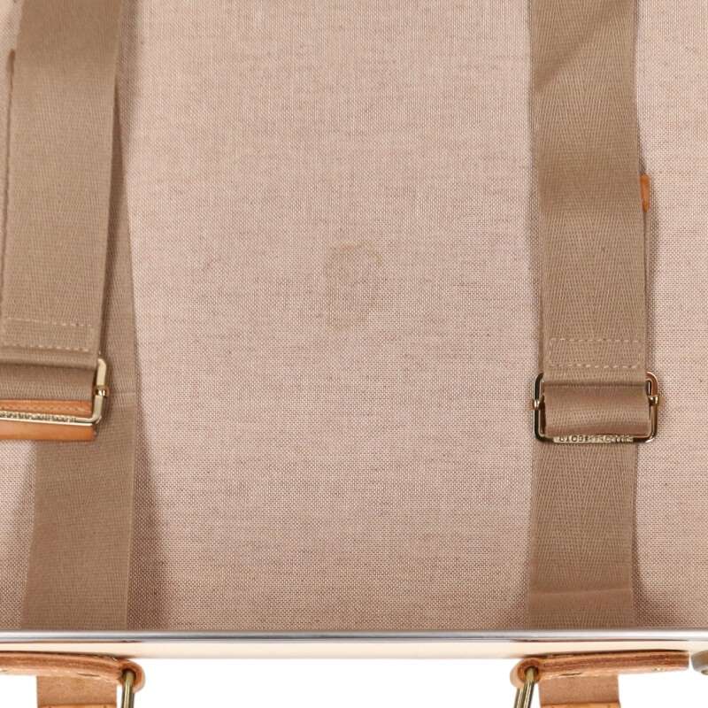 GLOBE-TROTTER Safari Carry-On Leather Belt Suitcase