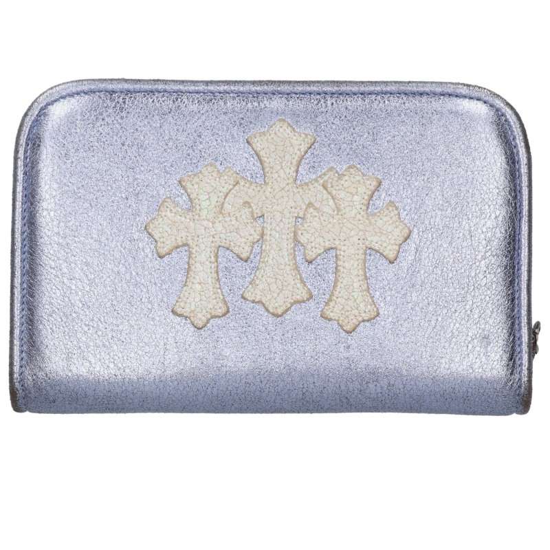 Chrome Hearts Zip Organizer Leather Bag Size ONE SIZE