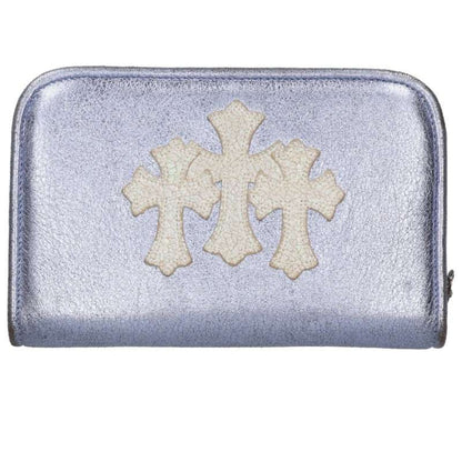 Chrome Hearts Zip Organizer Leather Bag Size ONE SIZE