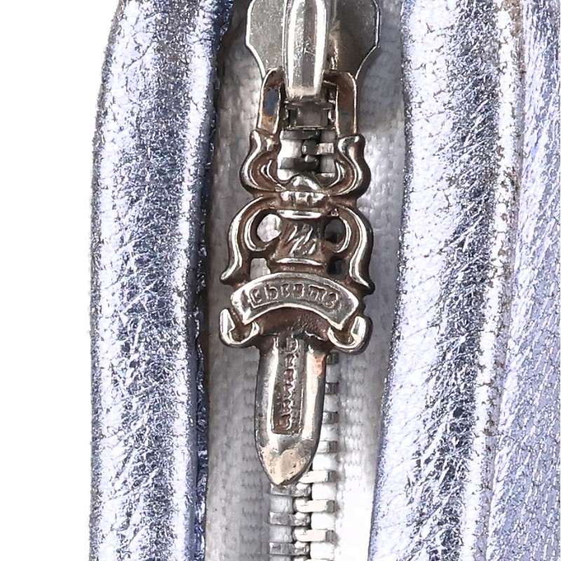 Chrome Hearts Zip Organizer Leather Bag Size ONE SIZE
