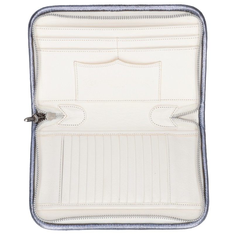 Chrome Hearts Zip Organizer Leather Bag Size ONE SIZE