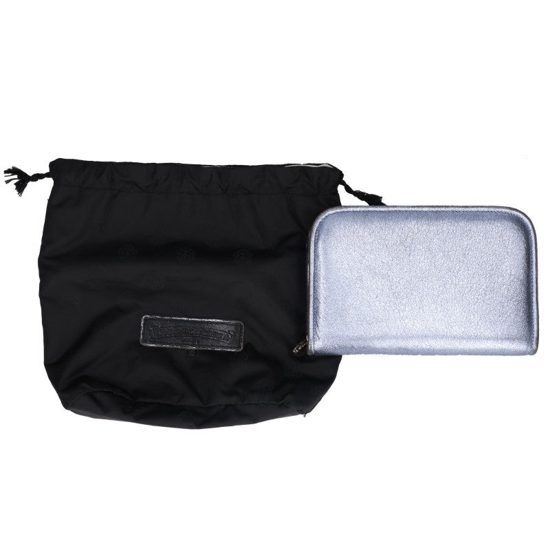 Chrome Hearts Zip Organizer Leather Bag Size ONE SIZE