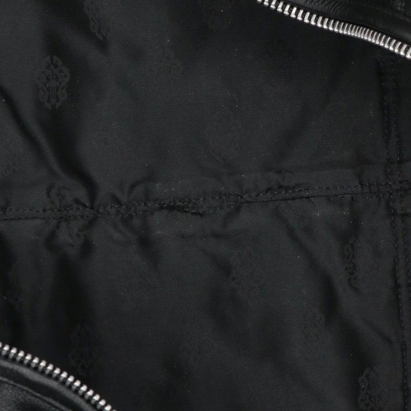 Chrome Hearts DUFFLE GYM BAG-CEME Leather Bag Size S