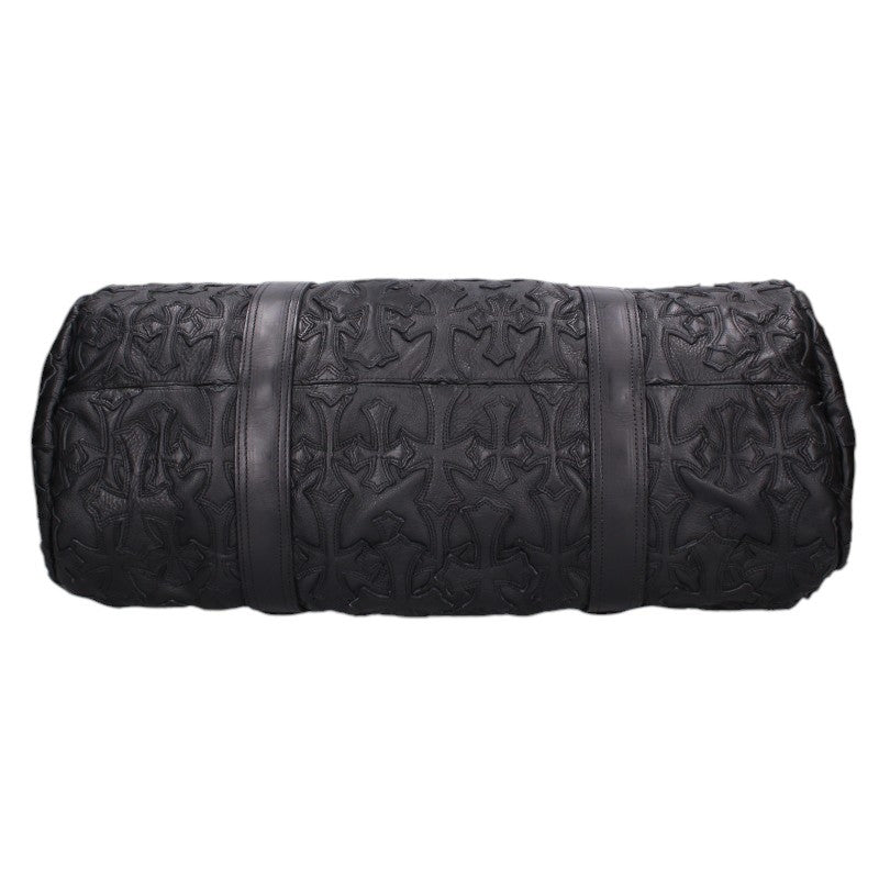 Chrome Hearts DUFFLE GYM BAG-CEME Leather Bag Size S