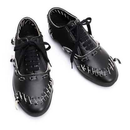 COMME des GARCONS Mesh Panel Sneakers Black Size 23CM