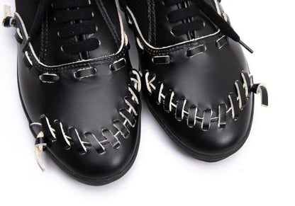 COMME des GARCONS Mesh Panel Sneakers Black Size 23CM