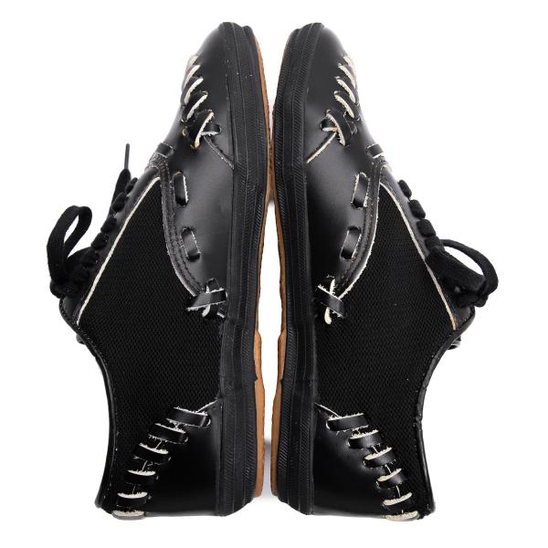 COMME des GARCONS Mesh Panel Sneakers Black Size 23CM
