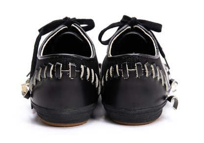 COMME des GARCONS Mesh Panel Sneakers Black Size 23CM