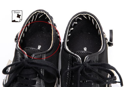 COMME des GARCONS Mesh Panel Sneakers Black Size 23CM