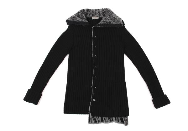 Yohji Yamamoto POUR HOMME 14AW Knit Jacket Black Size 3
