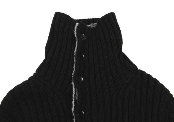 Yohji Yamamoto POUR HOMME 14AW Knit Jacket Black Size 3