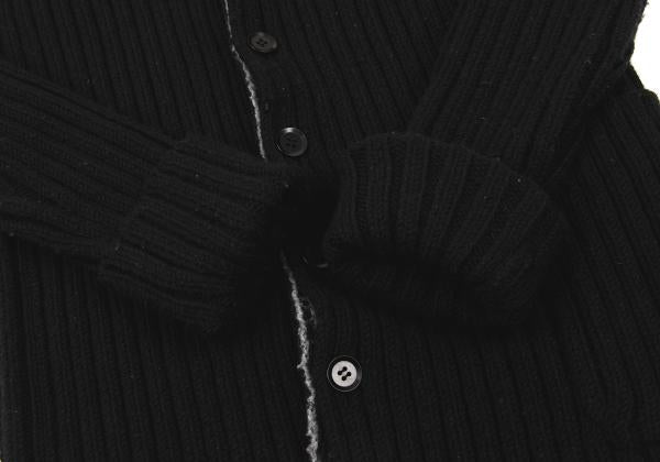 Yohji Yamamoto POUR HOMME 14AW Knit Jacket Black Size 3
