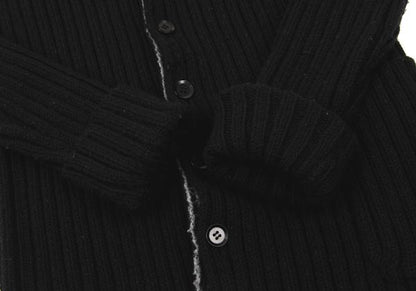 Yohji Yamamoto POUR HOMME 14AW Knit Jacket Black Size 3