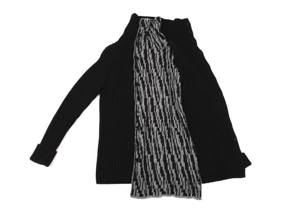 Yohji Yamamoto POUR HOMME 14AW Knit Jacket Black Size 3
