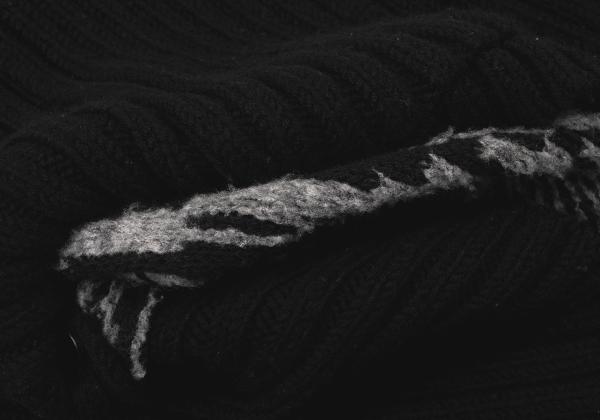 Yohji Yamamoto POUR HOMME 14AW Knit Jacket Black Size 3